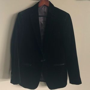 Banana Republic Men velvet black blazer 40R